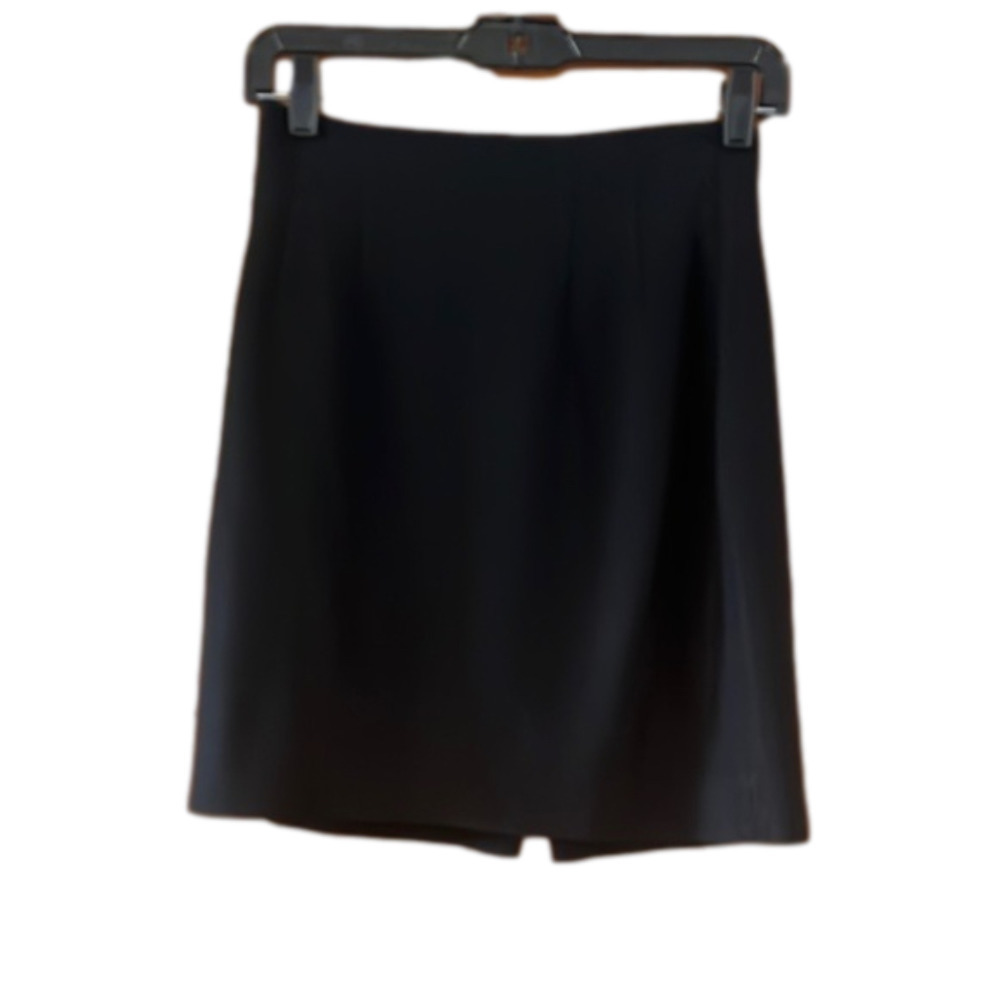 Vintage Ann Tjian for Kenar Black Pencil Skirt Size 4